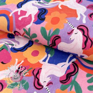 Jersey Unicorns multicolour digital print
