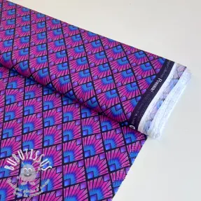 Viscose RADIANCE Graphic navy digital print