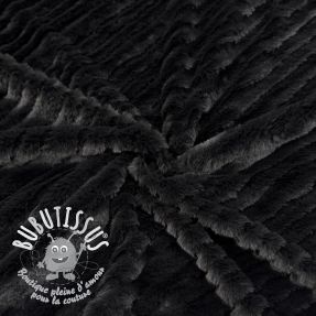 Fourrure Stripes anthracite
