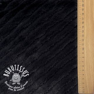 Fourrure Stripes anthracite