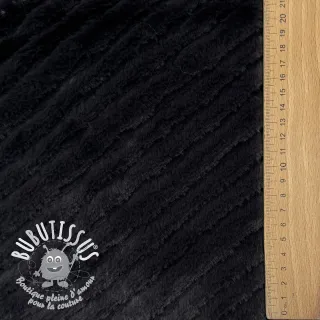 Fourrure Stripes anthracite