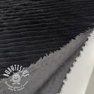 Fourrure Stripes anthracite