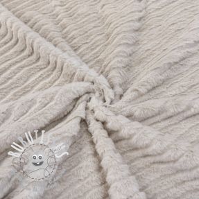 Fourrure Stripes beige