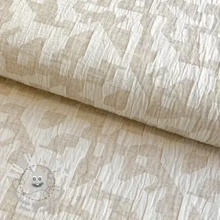 Tissu coton Lin JACQUARD Abstarct natural