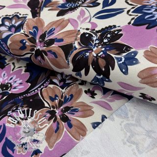 Sweat Flowers Mici ecru digital print