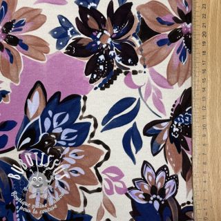 Sweat Flowers Mici ecru digital print