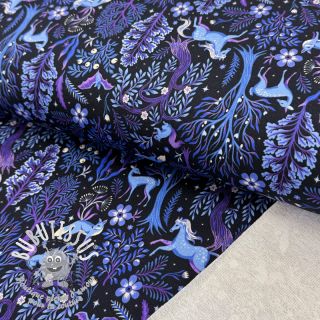 Sweat Forest animals navy digital print