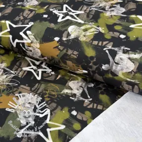 Sweat Graffiti army green digital print