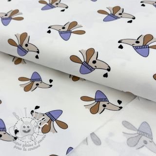 Sweat Dogs and hearts off white