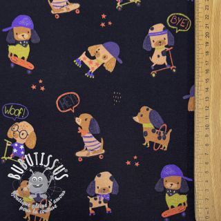 Jersey Dogs navy digital print