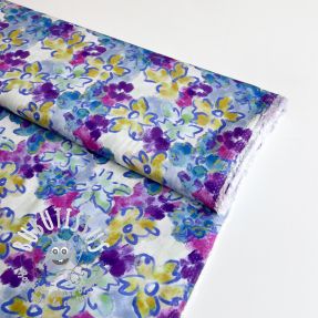 Viscose RADIANCE Flower Horas digital print