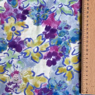 Viscose RADIANCE Flower Horas digital print