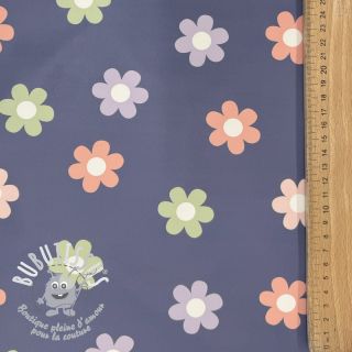 Raincoat fabric Flowers jeans
