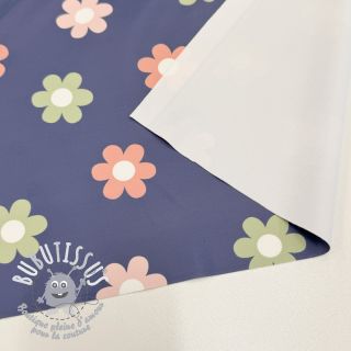 Raincoat fabric Flowers jeans