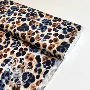 Viscose SATIN Animal skin ecru digital print