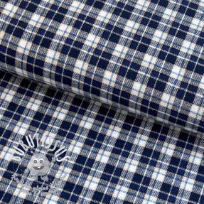 Tissu coton YARN DYED CHECK BRUSHED Silva design B