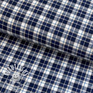 Tissu coton YARN DYED CHECK BRUSHED Silva design B