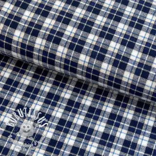 Tissu coton YARN DYED CHECK BRUSHED Silva design B
