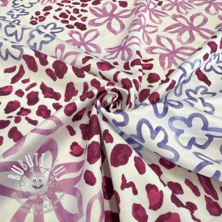 Satin ROYAL MICRO Abstarct white