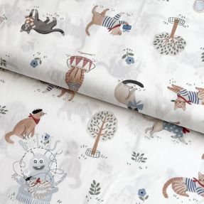 Tissu coton Vive la France design A digital print