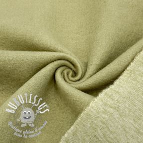 Tissu de manteau PRATO wool light green