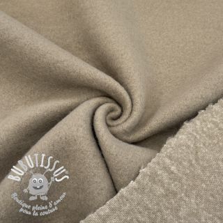 Tissu de manteau PRATO wool taupe