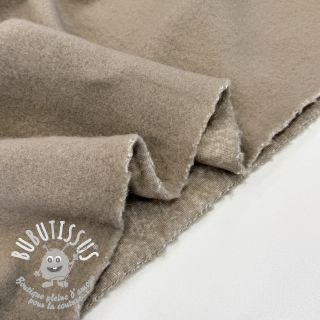 Tissu de manteau PRATO wool taupe