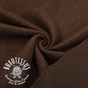 Tissu de manteau PRATO wool dark brown