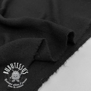 Tissu de manteau PRATO wool black in black