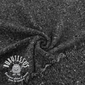 Tissu de manteau PRATO wool dark grey melange