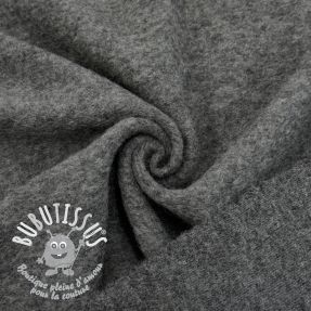 Tissu de manteau PRATO thick wool grey