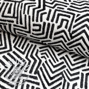 Tissu déco jacquard Mesopotamie allover graphite