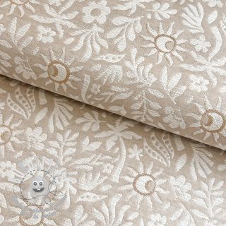 Tissu déco jacquard Sunlight lin