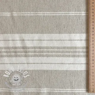 Tissu déco jacquard LINEN LOOK Granville lin
