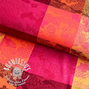 Tissu déco FRENCH TABLE CLOTH JACQUARD Niwa allover harissa