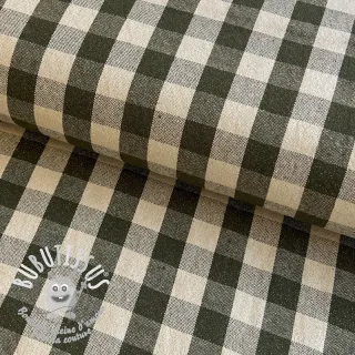 Tissu déco Celestin LUREX kaki