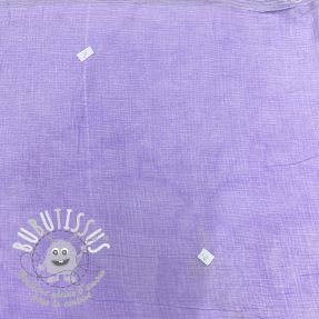 Tissu double gaze/mousseline Vintage violet 2nd class