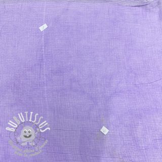 Tissu double gaze/mousseline Vintage violet 2nd class