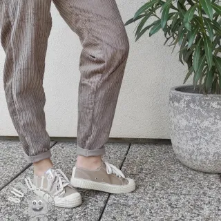 Tissu velours cotelé STRIPE beige