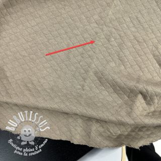 Sweat matelassé dark taupe 2nd class