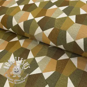 Tissu déco jacquard Mustang gold