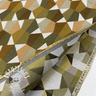 Tissu déco jacquard Mustang gold
