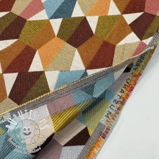 Tissu déco jacquard Mustang multi