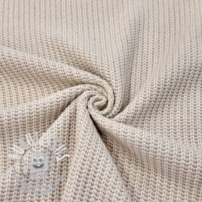 Tissu tricot BIG KNIT natural