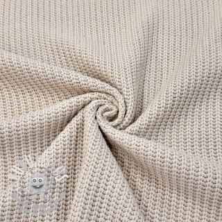 Tissu tricot BIG KNIT natural