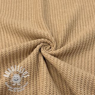 Tissu tricot BIG KNIT beige
