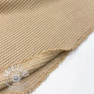 Tissu tricot BIG KNIT beige
