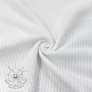 Tissu tricot BIG KNIT white