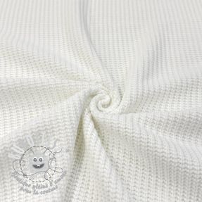 Tissu tricot BIG KNIT off white