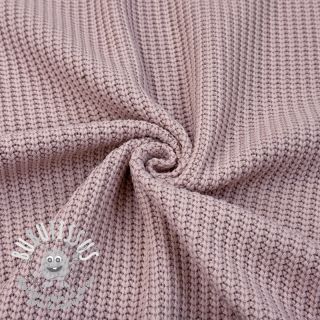 Tissu tricot BIG KNIT old pink